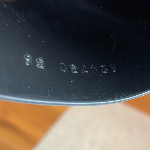 GUCCI Platform Block Heel Rubber Slide Sandals size 6 - Picture 13 of 13